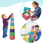 Nesting and Stacking Blocks Stacking Toys for Toddlers plus Animal Puzzle Toys Set Number Blocks Counting Learning & Educational Toys Education Supplies Montessori Toys - Image 5