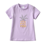 Summer Unicorn T-Shirt for Girls: Cartoon Cotton Kids Tops and Tees for Toddlers' Clothing Ages 3-8 - Image 8