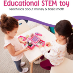 Pretend Play Store Cash Register for Kids - STEM Toy with Groceries, Mic Speaker, Play Money | Perfect Girls' Toy - Image 5