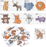 Nesting and Stacking Blocks Stacking Toys for Toddlers plus Animal Puzzle Toys Set Number Blocks Counting Learning & Educational Toys Education Supplies Montessori Toys - Image 3