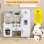 Wooden Pretend Play Kitchen Set for Kids - Interactive Toy Kitchen Playset - Image 3