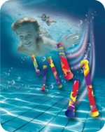 Fabric Splash Bombs Dizzy Dive Sticks Pool Toy - 8 Pack Dive Stick Set - Image 4