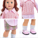 "Doll Travel Adventure Set for 18-Inch Dolls - Includes Suitcase, Clothes, Accessories, and More!" - Image 4