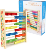 " Wooden Abacus - Colorful Counting Toy for Preschoolers, Develops Coordination and Motor Skills" - Image 10