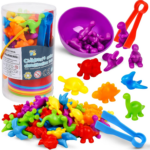 "Rainbow Transport Counting Game for Preschoolers: Educational Fine Motor Skills Activity Set" - Image 8