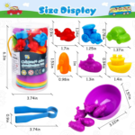"Rainbow Transport Counting Game for Preschoolers: Educational Fine Motor Skills Activity Set" - Image 2