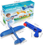 "LED Foam Glider Airplane Launcher - 3 Pack Outdoor Flying Toys for Kids Ages 4-12" - Image 6