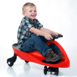 Ride-On Wiggle Car Toy for Kids 3 Years Old and Up - No Batteries, Gears, or Pedals - Twist, Swivel, and Go - Outdoor Play by  (Red) - Image 2