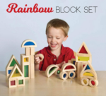 "Rainbow Stacker Building Blocks Set - Educational Wooden Toys for Kids" - Image 8