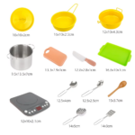 Children's Pretend Play Kitchen Set - 38 Piece Chef Role Playset for Educational Cooking Fun - Image 3