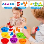 "Rainbow Transport Counting Game for Preschoolers: Educational Fine Motor Skills Activity Set" - Image 6