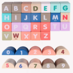 "City Construction Wooden Building Blocks Set - Educational Toddler Toy for 3+ Year Olds" - Image 8