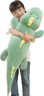 "Jumbo Dinosaur Plush Pillow - Perfect Gift for Kids!"