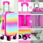 "Doll Travel Adventure Set for 18-Inch Dolls - Includes Suitcase, Clothes, Accessories, and More!" - Image 3
