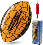 Grip It Waterproof Football, Size 9.25 - Water Football, Beach Football, Kids Games, Beach Ball, Toys & Games - Special Grip Pattern, Double Laced, Light Weight, All Weather Football