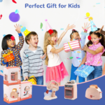 Children's 3-Piece Toy Kitchen Appliance Set with Oven, Toaster, and Stirrer - Khaki - Image 9