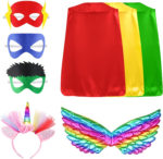 "Superhero Dress-Up Trunk for Girls - 12 Piece Role Play Set for Ages 3-6" - Image 6