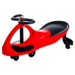 Ride-On Wiggle Car Toy for Kids 3 Years Old and Up - No Batteries, Gears, or Pedals - Twist, Swivel, and Go - Outdoor Play by  (Red)