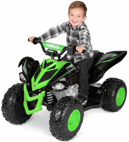 12V Raptor ATV Powered Ride-On with Custom Graphic Design for Kids Ages 3+