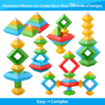 "30-Piece Montessori Building Blocks Set: Educational STEM Toys for Toddlers and Preschoolers" - Image 6