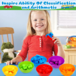 "Rainbow Transport Counting Game for Preschoolers: Educational Fine Motor Skills Activity Set" - Image 4