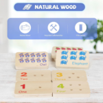 "Wooden Montessori Number Blocks: Fun Counting Peg Board for Toddlers and Preschoolers!" - Image 3