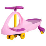 Ride-On Wiggle Car Toy for Kids 3 Years Old and Up - No Batteries, Gears, or Pedals - Twist, Swivel, and Go - Outdoor Play by  (Red) - Image 4