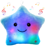 "Musical Glow Twinkle Star Lullaby Light-Up Stuffed Animal Toy - Soothing Gift for Kids!"