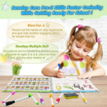 " Interactive Preschool Learning Workbook: Montessori Handwriting Practice, ABC Tracing, and Autism Learning Activities for Toddlers" - Image 2