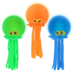 Squishy Squids Light-Up Green Blue Orange Indoor-Outdoor Kids Water Play, Ages 3+, Unisex, 3 Pack - Image 3