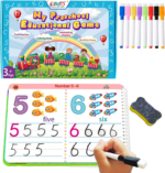 " Interactive Preschool Learning Workbook: Montessori Handwriting Practice, ABC Tracing, and Autism Learning Activities for Toddlers"