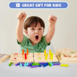 "Wooden Montessori Number Blocks: Fun Counting Peg Board for Toddlers and Preschoolers!" - Image 6