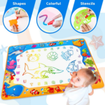 Magic Water Doodle Mat: Educational Drawing Toy for Kids - Includes Magic Pens and Gift for Toddlers - Image 6