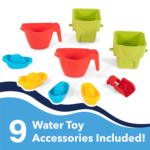 "Rushing River Falls Water Play Table for Toddlers and Kids - Expandable Splash Fun with 9 Accessories!" - Image 5