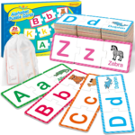 ABC Learning Fun Pack: Alphabet Puzzle Cards, Matching Game, Preschool & Kindergarten Must-Haves