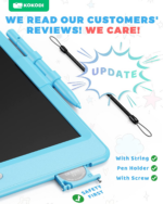 " 10 Inch Colorful LCD Writing Tablet for Kids - Educational Doodle Board for Boys and Girls" - Image 2