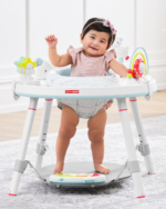Baby Activity Center: Interactive Play Center with 3-Stage Grow-With-Me Functionality, 4Mo+, Silver Lining Cloud - Image 2