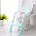 " 2-In-1 Toddler Potty Seat with Step Stool - Grey" - Image 15