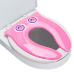 "Foldable Non-Slip Potty Training Seat for Toddler Travel - Cute Green Frog Design with Drawstring Bag" - Image 8