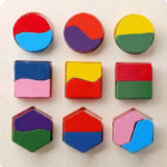 Wooden Educational Shape Puzzle Set - Color and Shape Recognition Toy for Toddlers - Preschool Learning Game - Montessori Education for Kids - Image 5