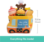 "Adorable  Baby Play Soft Collection Food Truck Plush Playset - Perfect Sensory Toy for Babies!" - Image 7