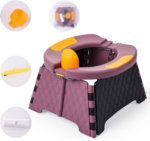 " Portable Toddler Travel Potty with Travel Bag and 30 Replacement Bags - Easy Clean Baby Training Toilet (Blue)" - Image 10