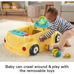 to Toddler Learning Toy 2-In-1 Servin’ up Fun Jumperoo Activity Center with Music Lights and Shape Sorting Puzzle Play - Image 3