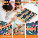 "Montessori Magnetic Alphabet Letter Maze - Educational Wooden Puzzle Activity Board for Toddlers" - Image 3