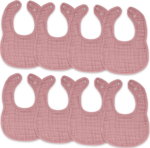 " Muslin Baby Bibs - Adjustable, Absorbent, and Stylish Drool Bibs for Teething Boys & Girls" - Image 19