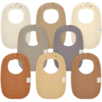 "Sweet Charm 8-Pack Organic Baby Bibs for Boys and Girls - Teething and Drool Bibs for Newborns, Infants, and Toddlers" - Image 14