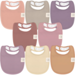"Sweet Charm 8-Pack Organic Baby Bibs for Boys and Girls - Teething and Drool Bibs for Newborns, Infants, and Toddlers" - Image 16