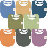 "Sweet Charm 8-Pack Organic Baby Bibs for Boys and Girls - Teething and Drool Bibs for Newborns, Infants, and Toddlers" - Image 11