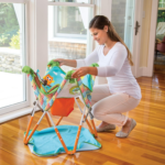 Pop 'N Jump Portable Baby Activity Center, Indoor Outdoor Use, Lightweight, Carrying Bag, Canopy, 6-12 Months (Animals) - Image 9