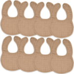 " Muslin Baby Bibs - Adjustable, Absorbent, and Stylish Drool Bibs for Teething Boys & Girls" - Image 20